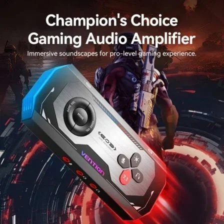 Vention Tarjeta de Sonido Gaming CVAB0 con Amplificador USB-C a 3x Jack 3.5mm